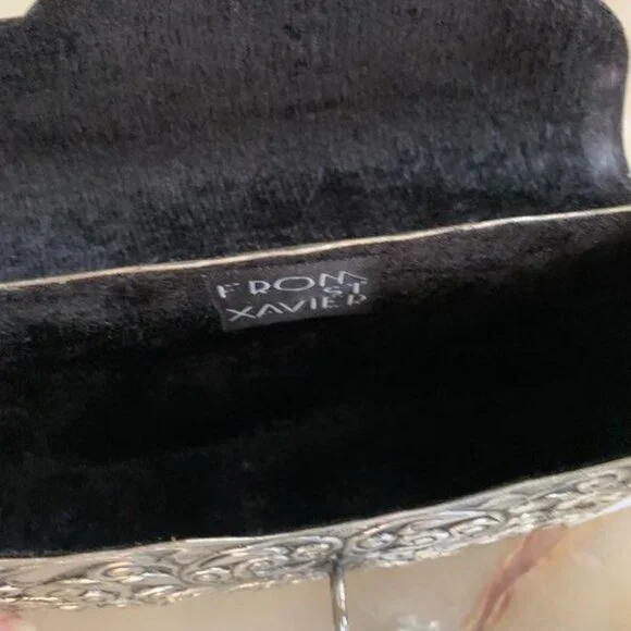 From St Xavier  Metal Atria Clutch/ Crossbody - Picture 7 of 11